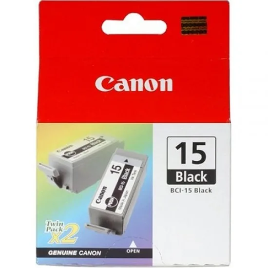 Canon BCI-15BK (črna) dvojno pakiranje - Original kartuša
