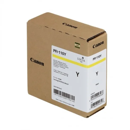 Canon PFI-110Y (rumena) - Original kartuša
