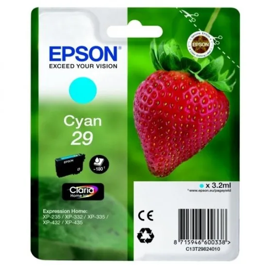 Epson 29 C (C13T29824010) (modra) - Original kartuša