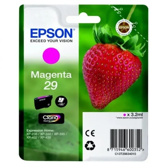 Epson 29 M (C13T29834010) (škrlatna) - Original kartuša