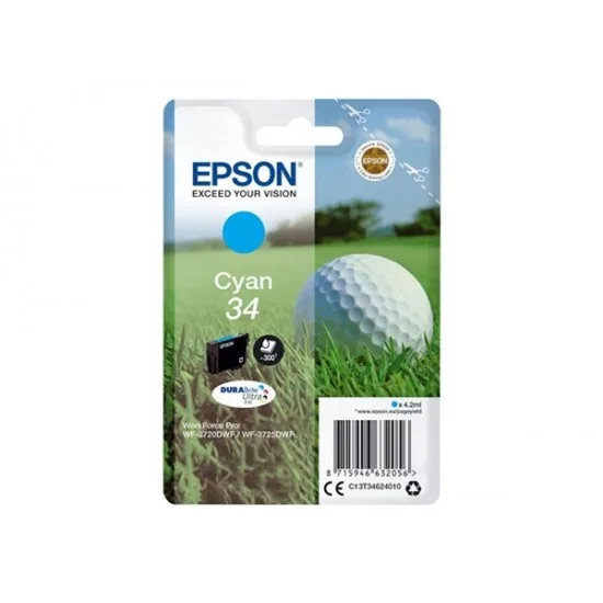 Epson 34 (C13T34624010) (modra) - Original kartuša