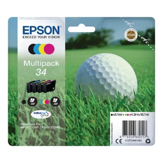 Epson 34 (C13T34664010) (BK-C-M-Y) - Original komplet kartuš
