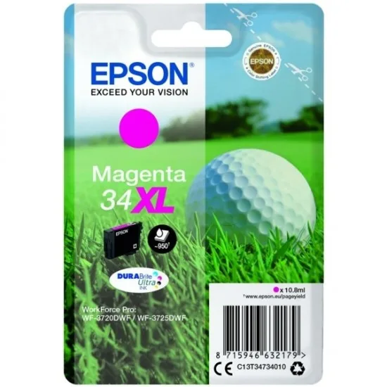 Epson 34 XL (C13T34734010) (škrlatna) - Original kartuša
