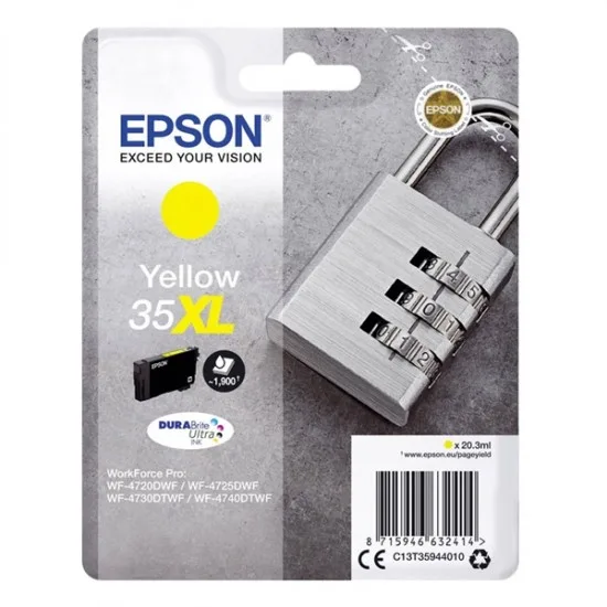 Epson 35 XL (C13T35944010) (rumena) - Original kartuša