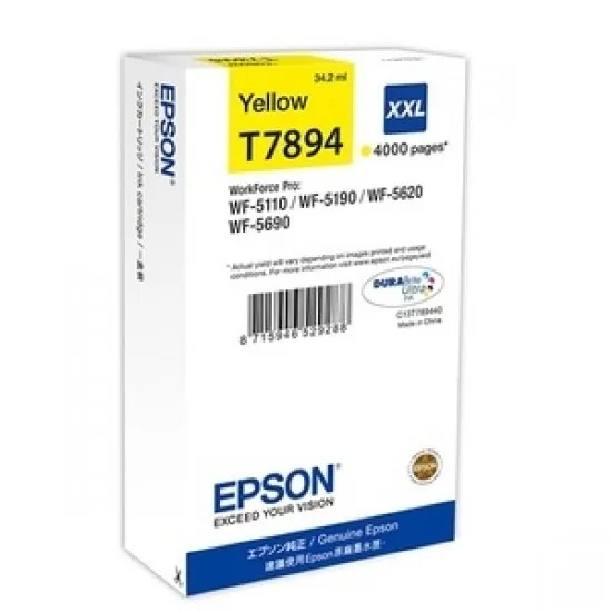 Epson 78 (T7894) (rumena) - Original kartuša