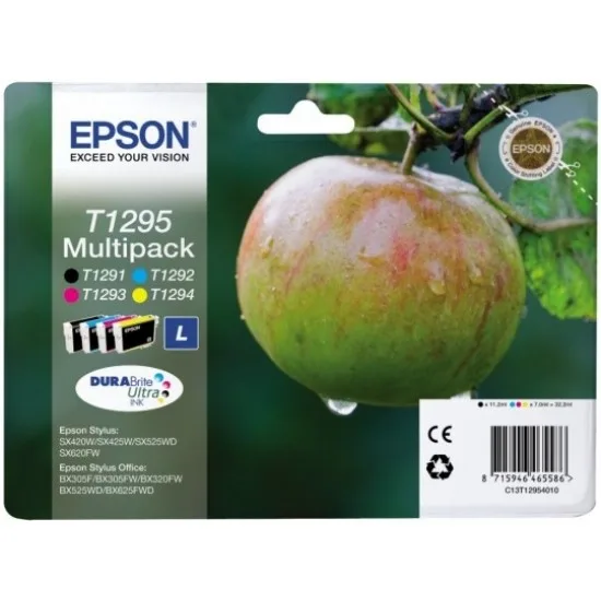 Epson T1295 (BK-C-M-Y) - Original komplet kartuš