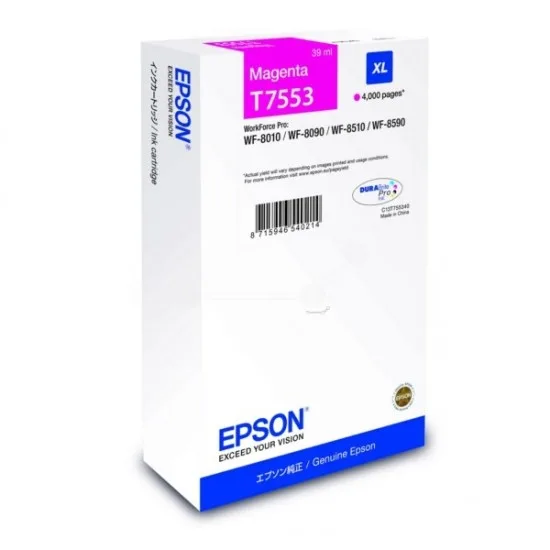 Epson T7553 XL (škrlatna) - Original kartuša