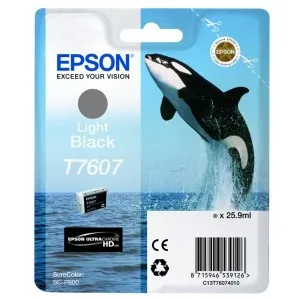 Epson T7607 (svetlo črna) - Original kartuša