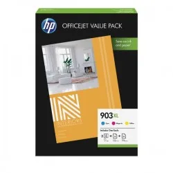 HP 1CC20AE nr.903XL (modra-škrlatna-rumena) - foto papir - Original komplet kartuš