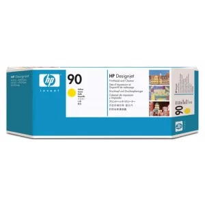 HP C5057A nr.90 (rumena) - Original tiskalna glava in čistilo