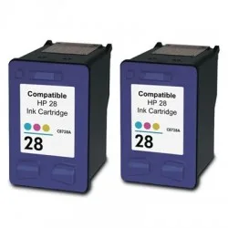 HP C8728AEDK nr.28 (barvna) dvojno pakiranje - Kompatibilen komplet kartuš