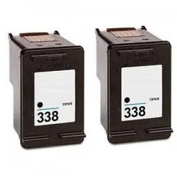 HP C8765EEDK nr.338 (črna) dvojno pakiranje - Kompatibilen komplet kartuš