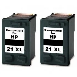 HP C9351CEDK nr.21XL (črna) dvojno pakiranje - Kompatibilen komplet kartuš