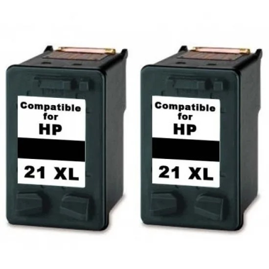 HP C9351CEDK nr.21XL (črna) dvojno pakiranje - Kompatibilen komplet kartuš