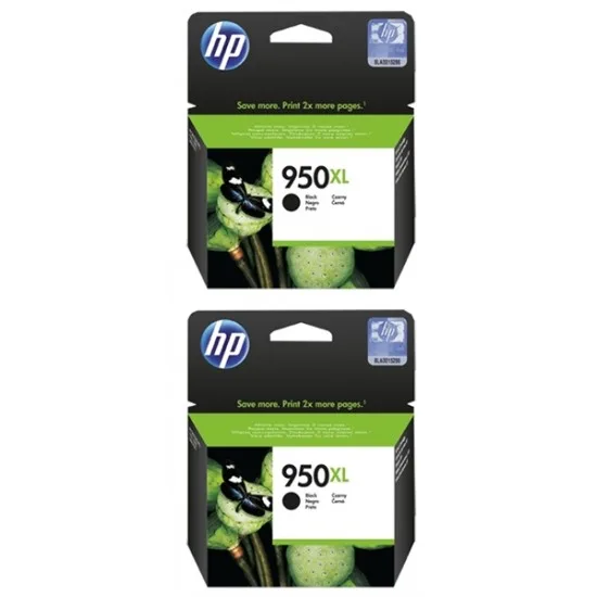 HP CN045AED nr.950XL (črna) dvojno pakiranje - Original kartuša