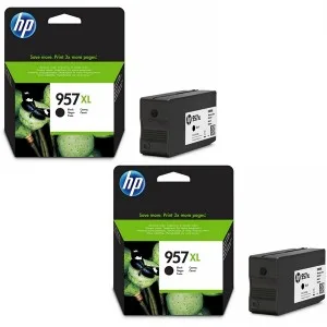HP L0R40AED nr.957XL (črna) dvojno pakiranje - Original kartuša