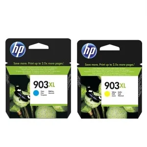 HP nr.903XL (modra - rumena) dvojno pakiranje - Original kartuša