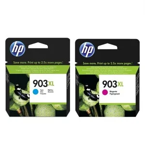 HP nr.903XL (modra - škrlatna) dvojno pakiranje - Original kartuša