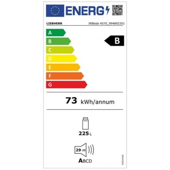 LIEBHERR IRBbsbi 4570 - Enovratni vgradni hladilniki brez zamrzovalnika