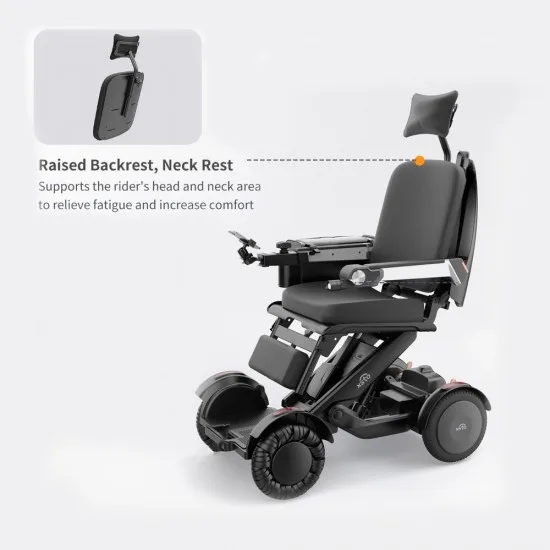 XSTO Naslonjalo za glavo in hrbet - Dodatek za električni voziček za invalide XSTO M4/M4U