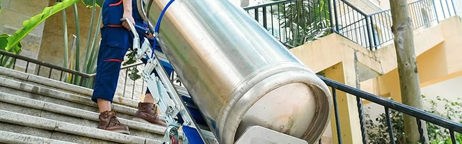 Transportni voziček za stopnice - enostaven in varen transport