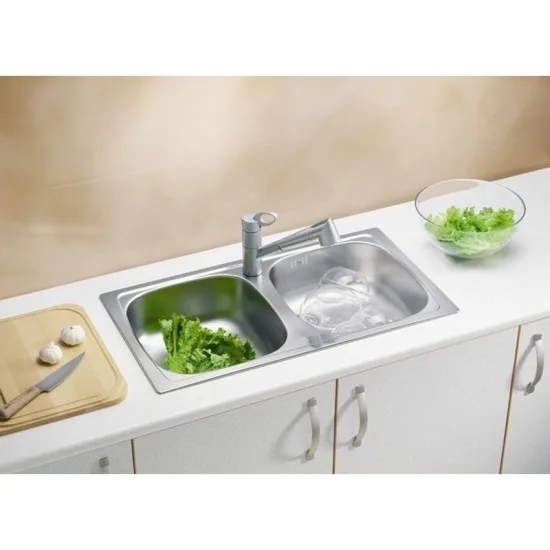 ALVEUS BASIC 160 NAT FI90 INOX - Pomivalno korito brez odcejalnika