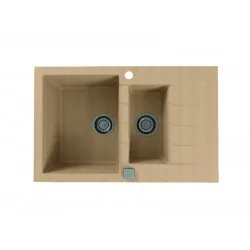 ALVEUS CADIT 70 BEIGE G55 - Pomivalno korito z odcejalnikom