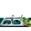 ALVEUS CLASSIC 100 NAT INOX - Pomivalno korito z odcejalnikom desno