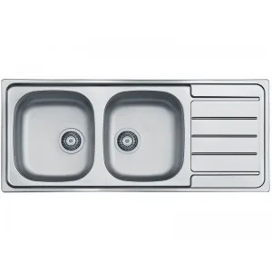 ALVEUS LINE 100 INOX - Pomivalno korito z odcejalnikom