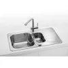 ALVEUS LINE MAXIM 70 SAT I INOX - Pomivalno korito z odcejalnikom