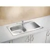 ALVEUS BASIC 60 LEI INOX - Pomivalno korito z odcejalnikom