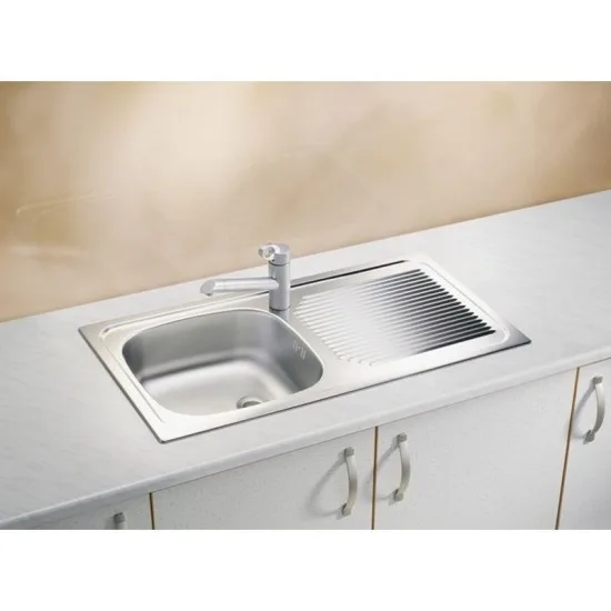 ALVEUS BASIC 60 LEI INOX - Pomivalno korito z odcejalnikom