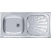 ALVEUS BASIC 80 LEI INOX - Pomivalno korito z odcejalnikom