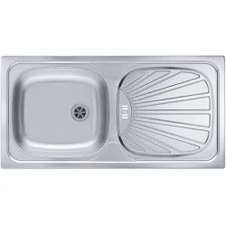 ALVEUS BASIC 80 LEI INOX - Pomivalno korito z odcejalnikom