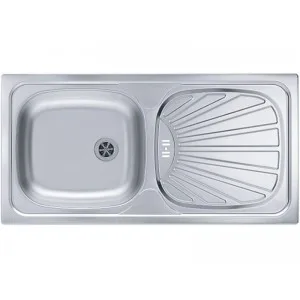 ALVEUS BASIC 80 SAT INOX - Pomivalno korito z odcejalnikom