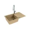 ALVEUS CADIT 40 BEIGE G55 - Pomivalno korito z odcejalnikom