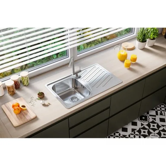 ALVEUS ELEGANT 30 LEI INOX - Pomivalno korito z odcejalnikom