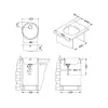 ALVEUS FORM 10 SAT FI90 INOX - Pomivalno korito brez odcejalnika