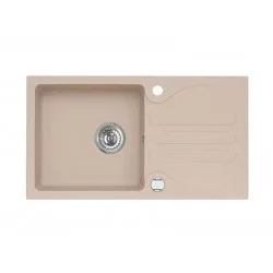 ALVEUS GALAPAGOS 30 BEIGE G55 - Pomivalno korito z odcejalnikom