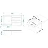 ALVEUS GLASSIX 10 BELA - Pomivalno korito z odcejalnikom