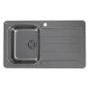 ALVEUS LINE 20 - MONARCH ANTHRACITE - Pomivalno korito z odcejalnikom