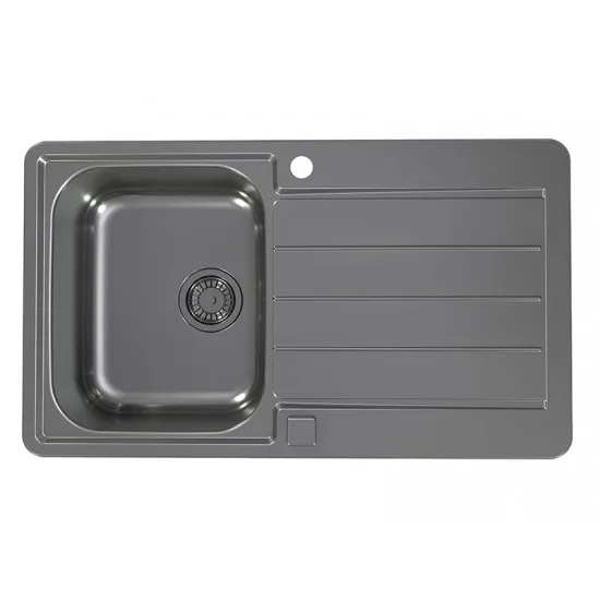 ALVEUS LINE 20 - MONARCH ANTHRACITE - Pomivalno korito z odcejalnikom