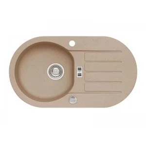 ALVEUS NIAGARA 40 BEIGE G55 - Pomivalno korito z odcejalnikom