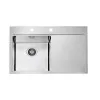 ALVEUS PURE 40 INOX - Pomivalno korito z odcejalnikom desno