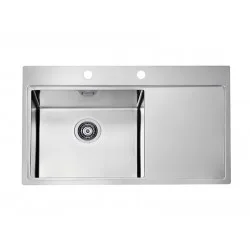 ALVEUS PURE 50 INOX - Pomivalno korito z odcejalnikom desno