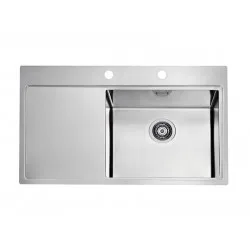 ALVEUS PURE 50 INOX - Pomivalno korito z odcejalnikom levo