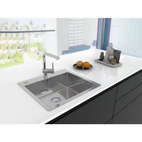ALVEUS PURE UP 70 INOX - Pomivalno korito brez odcejalnika