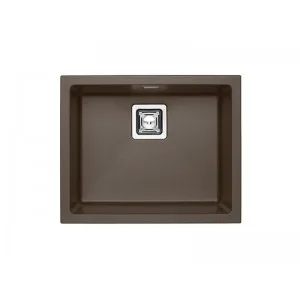 ALVEUS QUADRIX 50 - GRANITAL CHOCOLATE G03M - Pomivalno korito brez odcejalnika