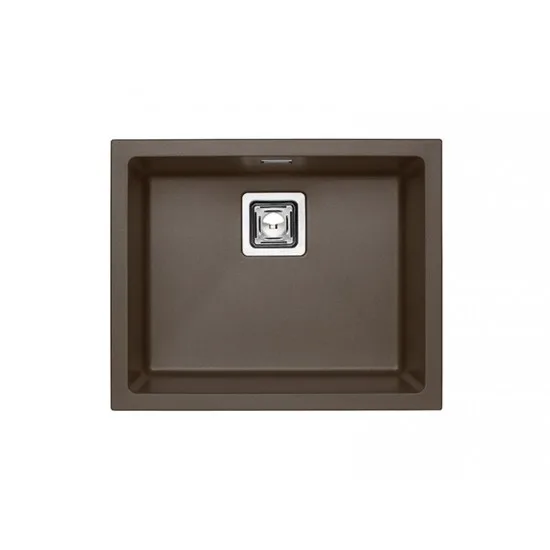 ALVEUS QUADRIX 50 - GRANITAL CHOCOLATE G03M - Pomivalno korito brez odcejalnika