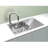 ALVEUS STRICTO 10 INOX - Pomivalno korito z odcejalnikom desno